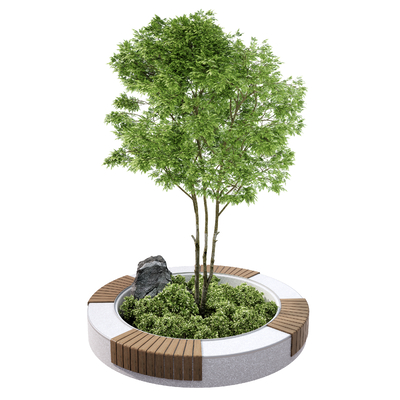 Landscape Seat Outdoor Seat Landscape Tree Pool