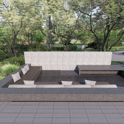 Park outdoor sofa sink card seat