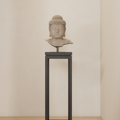 Buddha statue Buddha head ornaments sculpture