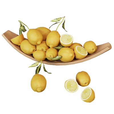 fruit lemon fruit plate