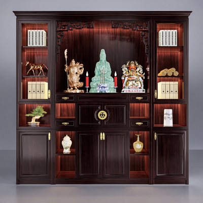 Chinese-style Buddhist Cabinet