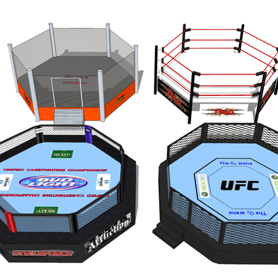 Boxing ring match ring