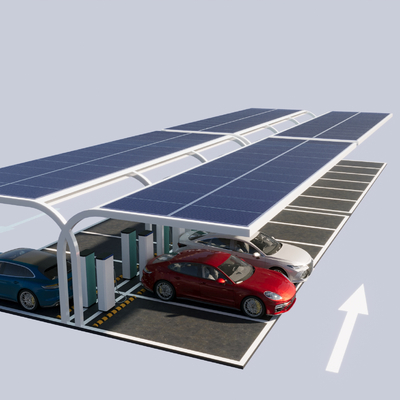 Solar panel new energy charging station charging pile