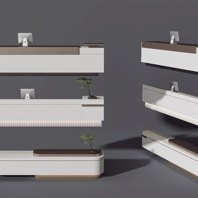 Information desk Reception desk