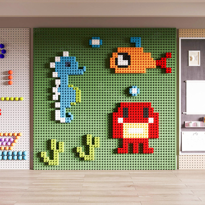 Lego wall hole board