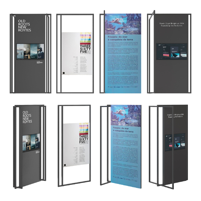 Modern signage, billboard, display board, guide board