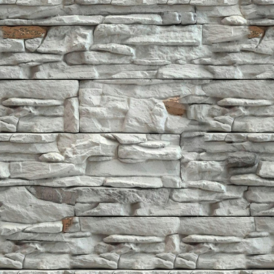 Irregular brick wall