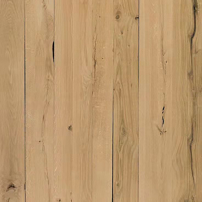 Wood veneer wood floor