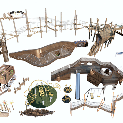 Children's amusement facilities research base sketch