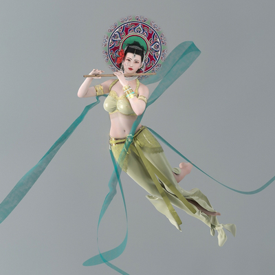 Chinese Dunhuang flying myth female