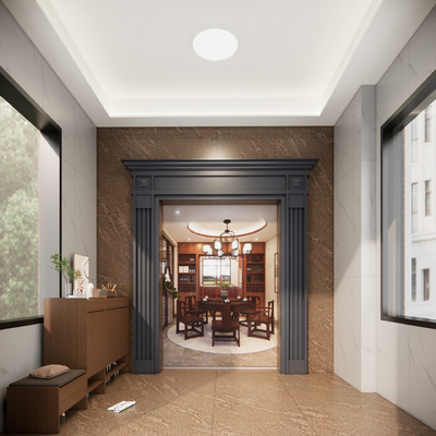 Modern Villa foyer