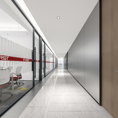 Modern Office Corridor