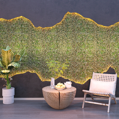 Neo-Chinese Style plant wall green plant wall moss wall