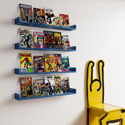 Children's Bookshelf Magazine Rack Wall Hanging Cabinet