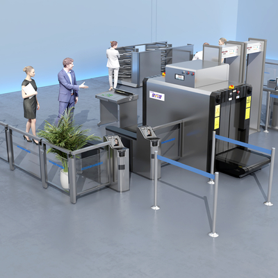 Security check machine gate