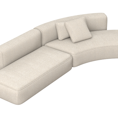 shaped sofa curved sofa