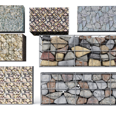 Gabion landscape wall landscape wall