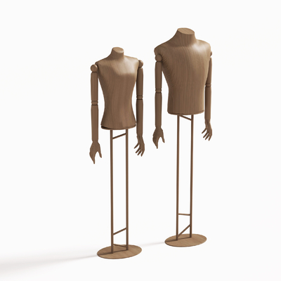 wooden figure clothes model