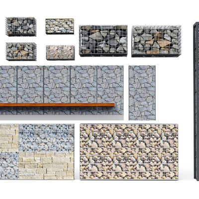 Gabion landscape wall landscape wall