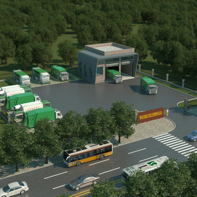 Garbage transfer station