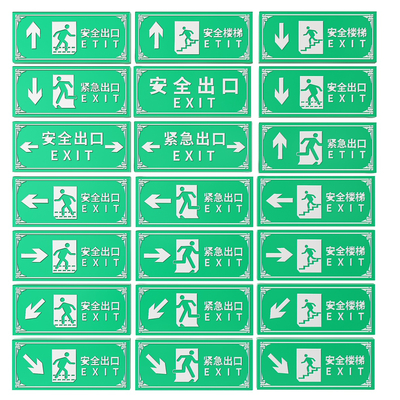 Exit Safety Signs and Placards