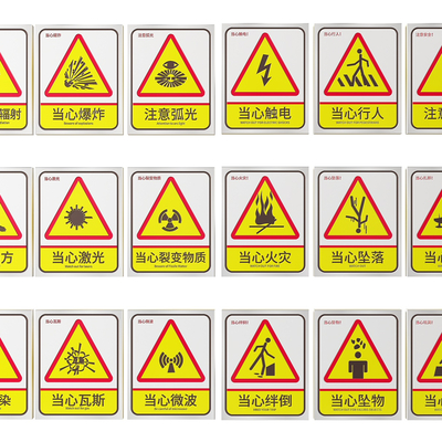 Factory Signs Safety Production Tips Warning Signs