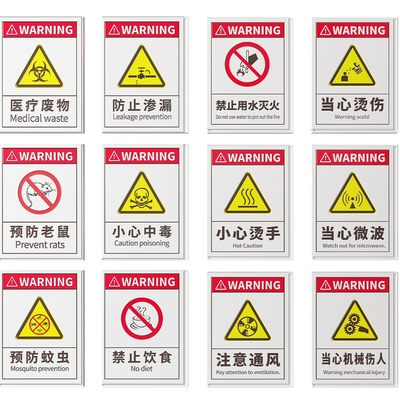 Factory Signs Safety Production Tips Warning Signs