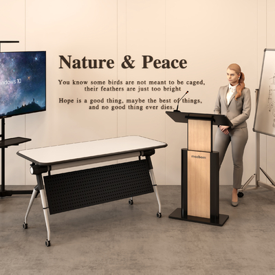 Training Table Lecture Desk Office Whiteboard Mobile Display