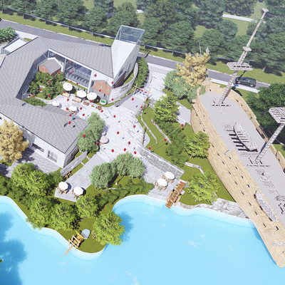 A bird's eye view of the new Chinese culture center