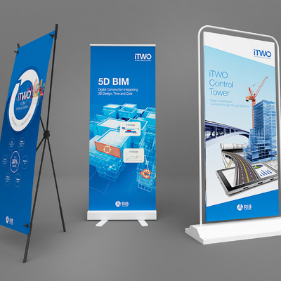 Modern display billboard advertising screen