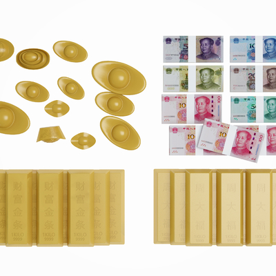 Gold Treasure Paper Currency RMB Gold