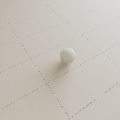 Milk white soft light floor tile