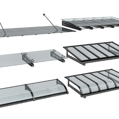 Tempered Glass Canopy Awning Canopy Shelter