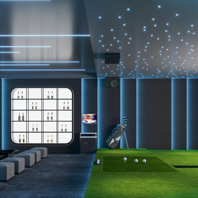 Modern Golf Room