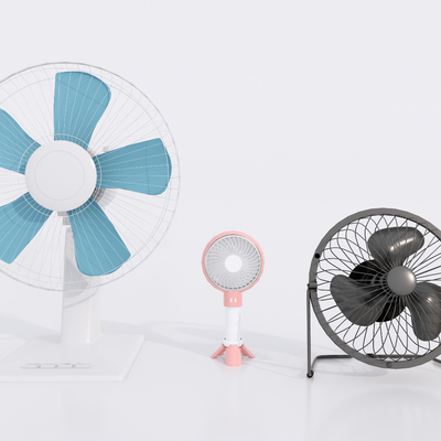 Modern electric fan blowing fan