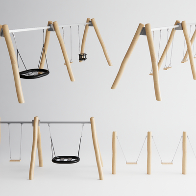 Modern Swing Rides Wooden Rides