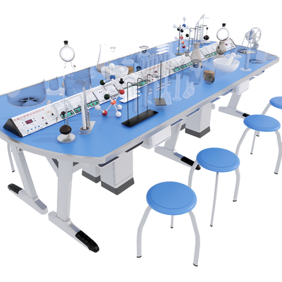 Modern laboratory table and chair workbench