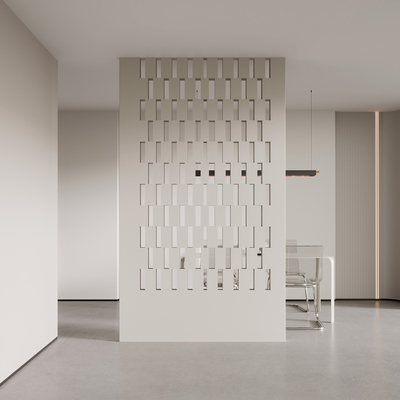 Entrance wall partition