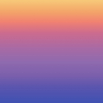 Gradient Magic Sunset Color Decorative Painting