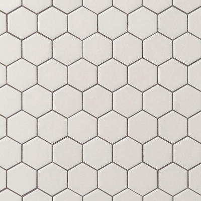 White Hexagon Tile