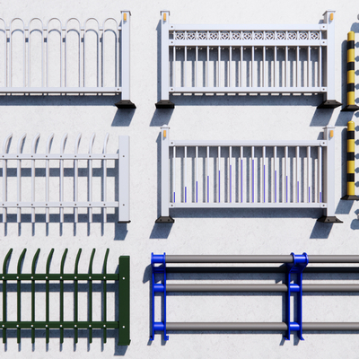 Modern road guardrail municipal guardrail isolation fence