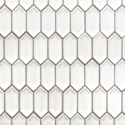 Nordic White Mosaic Hexagon Tile