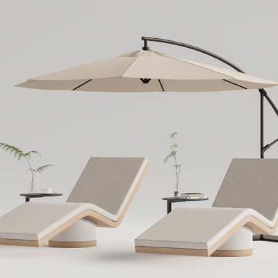 Outdoor Recliner Parasol