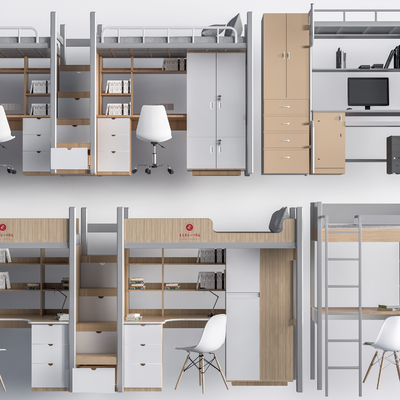 Dormitory high and low bed Dormitory bed