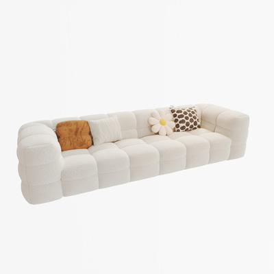 Cream style double sofa