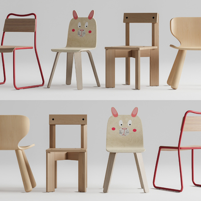 Modern Children's Chair Kids Stool