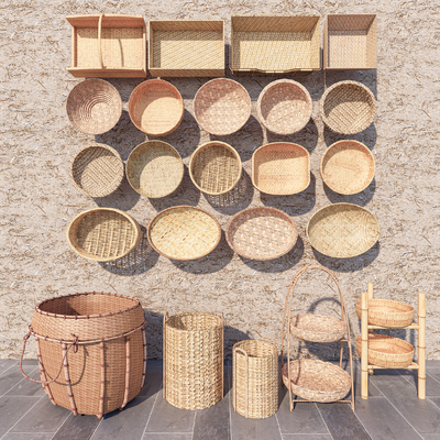 Modern Bamboo Basket Bamboo Basket Fruit Basket