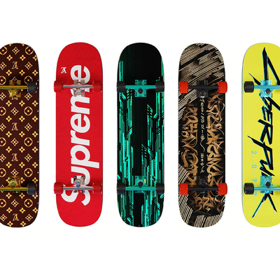 Modern Graffiti Skateboard