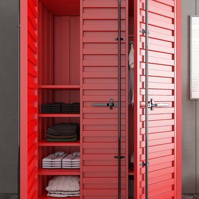 Industrial wind container wardrobe