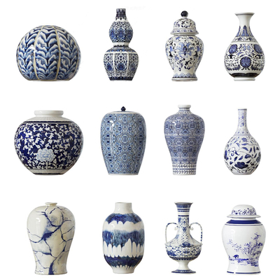 New Chinese-style Blue and White Porcelain Ceramic Ware